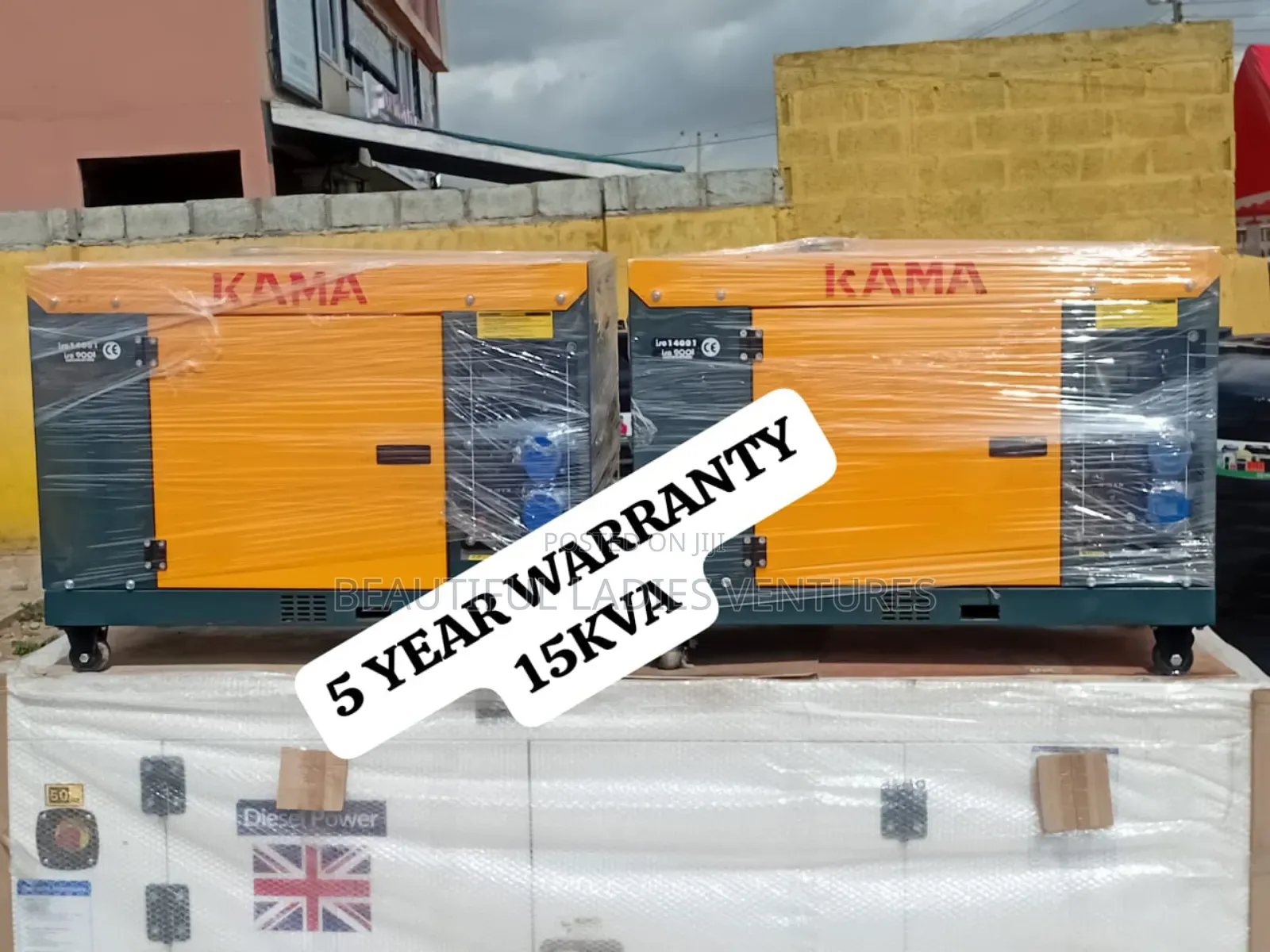 Smooth Power Flow 15kva Kama Diesel Genset Key Start Uk