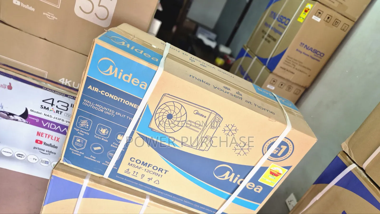 Composing Midea 1.5hp Split Inverter Ac Msaf-12crn1