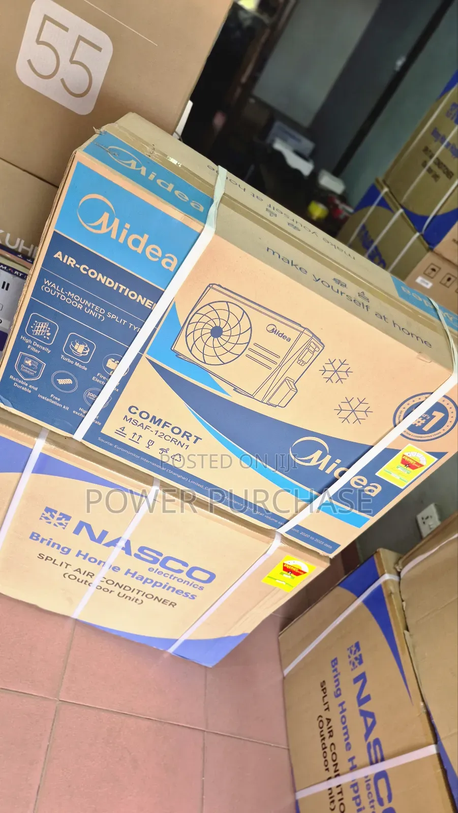Advocate Midea 1.5hp Split Inverter Ac Msaf-12crn1