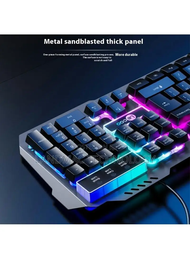 Lenovo Backlight Wired Gaming Mechanical Keyboard Mouse Set