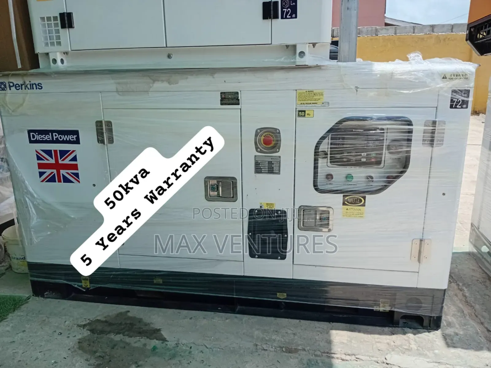 50kw Heavy Duty Digital Controls Power Backup