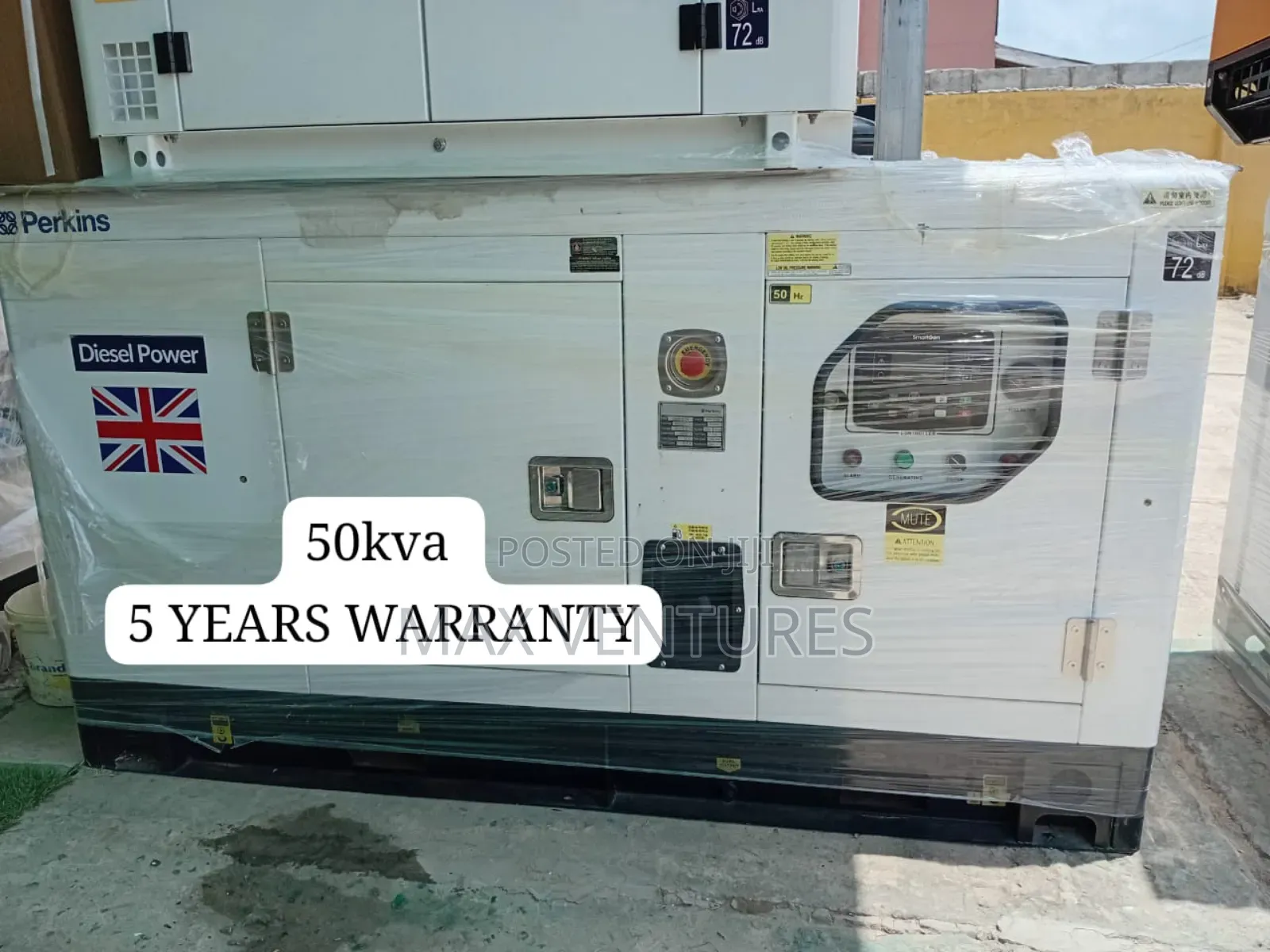 50kw High Capacity Robust Perkins Diesel Powered Generator