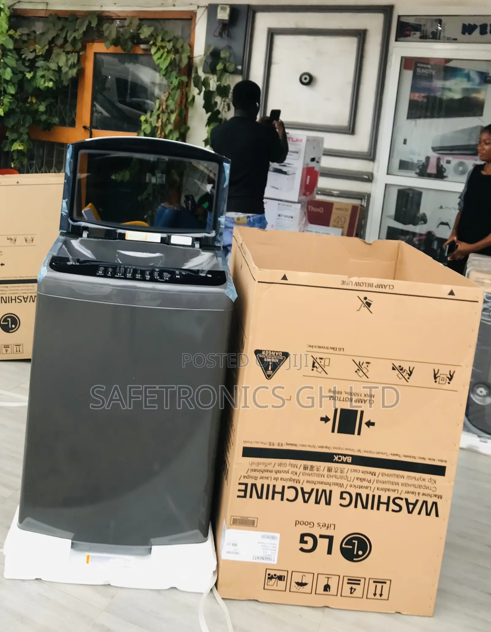Long Lasting 16.0kg Topload Inverter Smart Lg Grey Washer