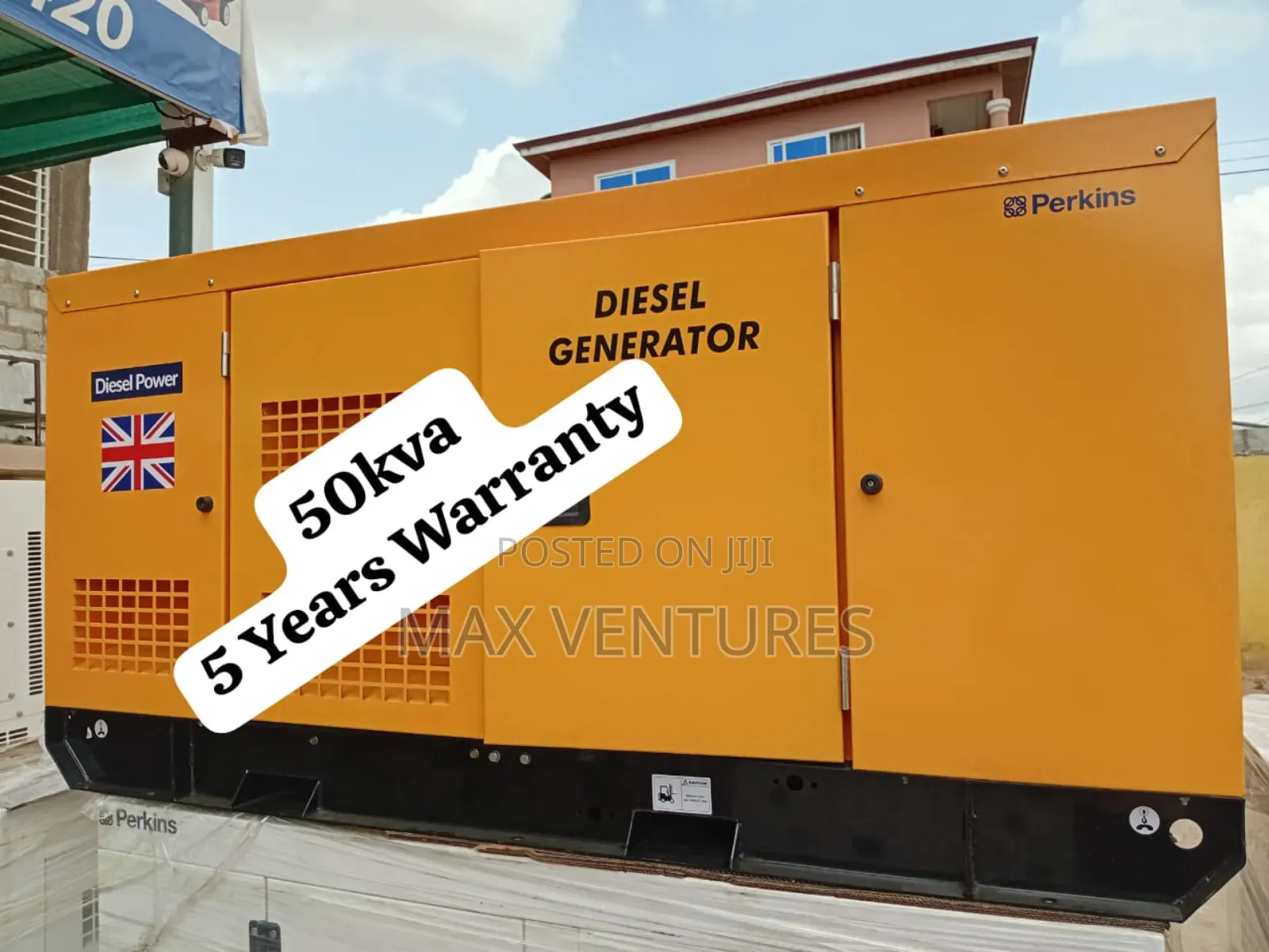 50kw Heavy Duty Use Commercial Grade Perkins Diesel Genset
