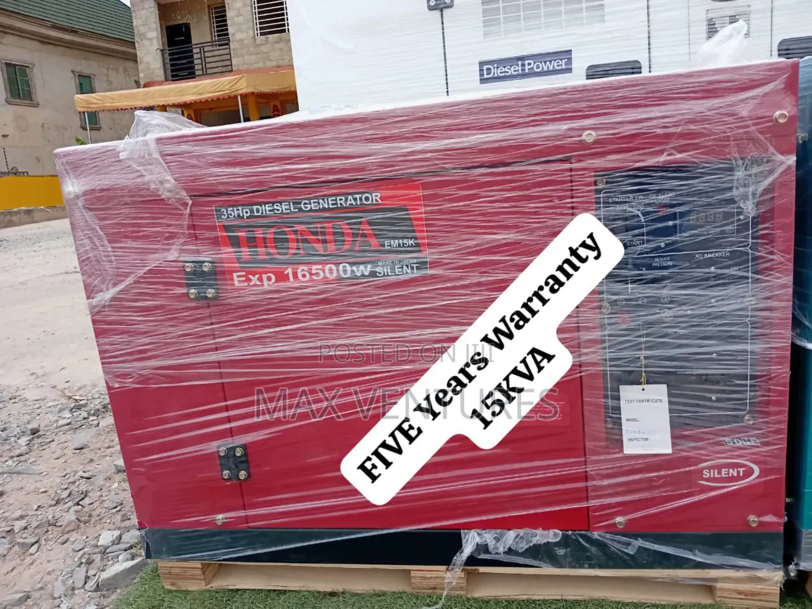Honda 15kva Diesel Powered Commercial Grade Generator