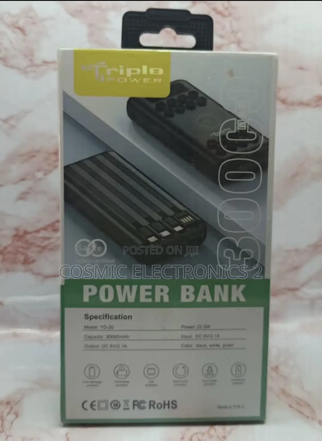 Triple Power Power Bank. 30000mah