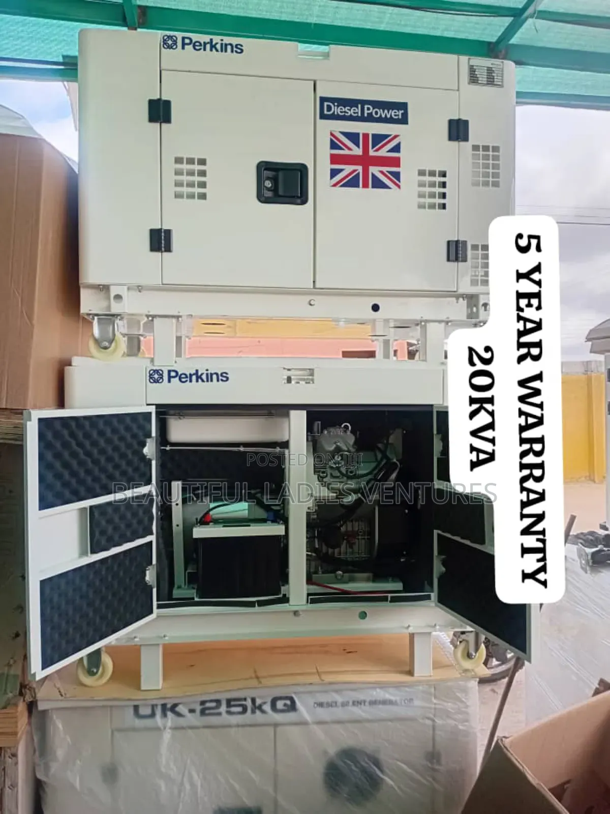 Powerrush 20kva Diesel Generator Perkins Uk Standard 20kva