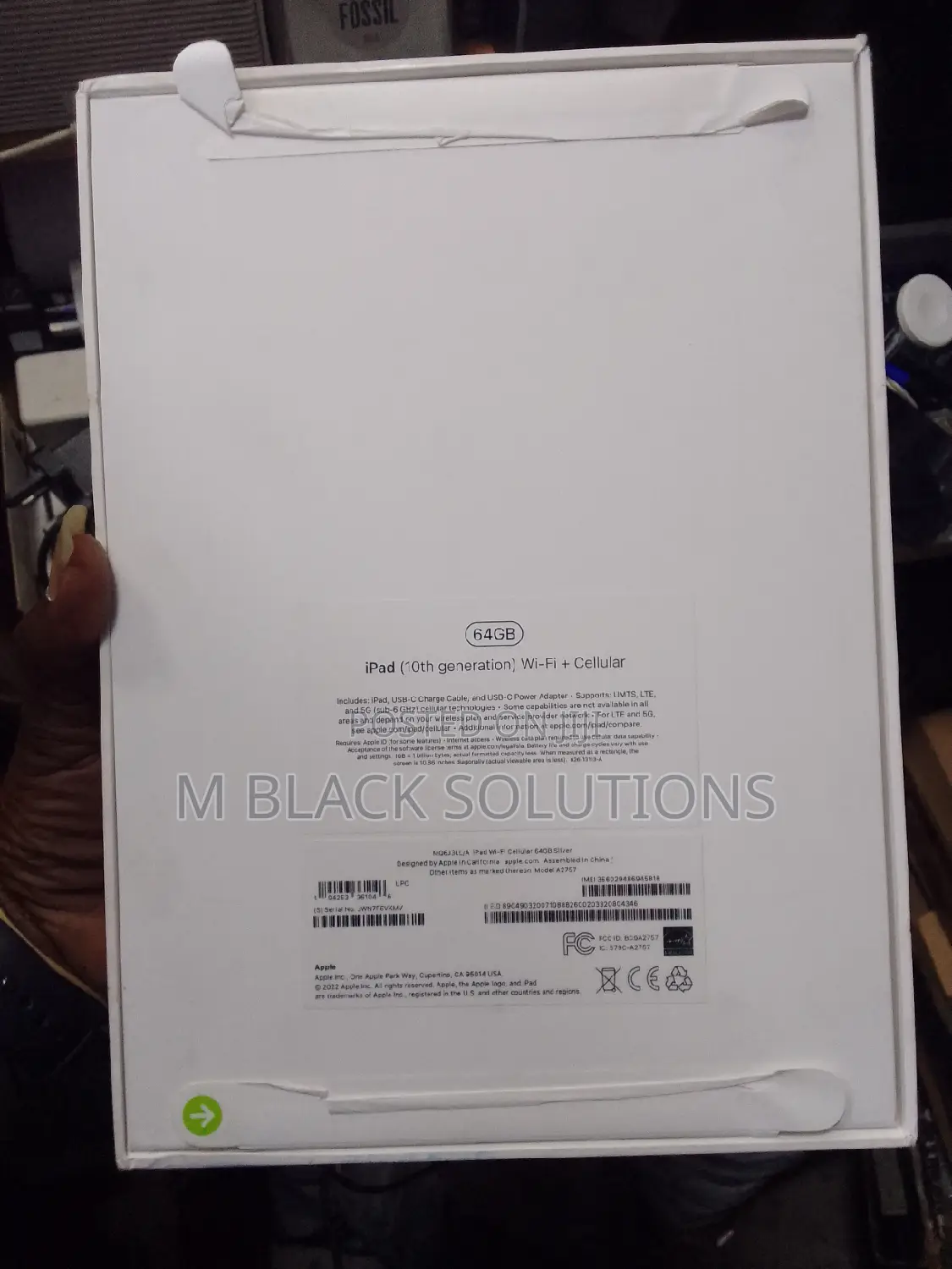 New Apple iPad (2022) 64 GB Silver