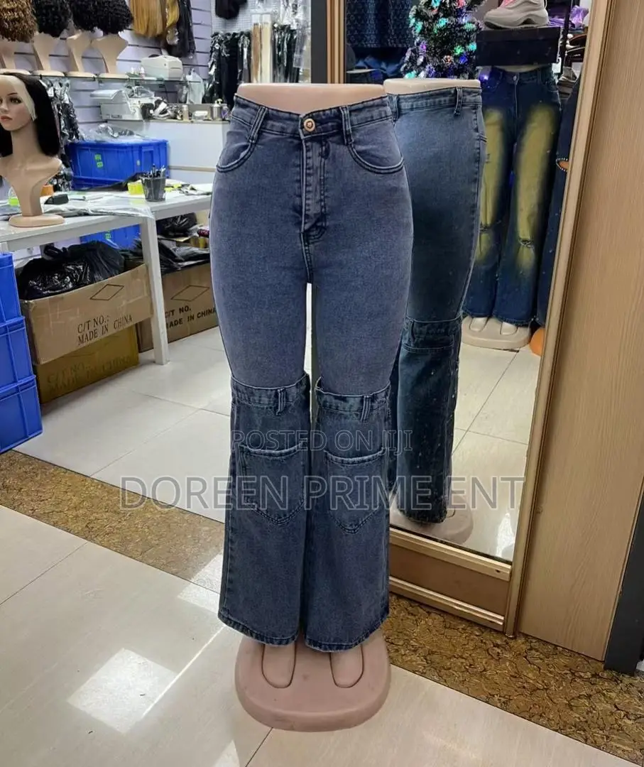 Ladies Cargo Jeans