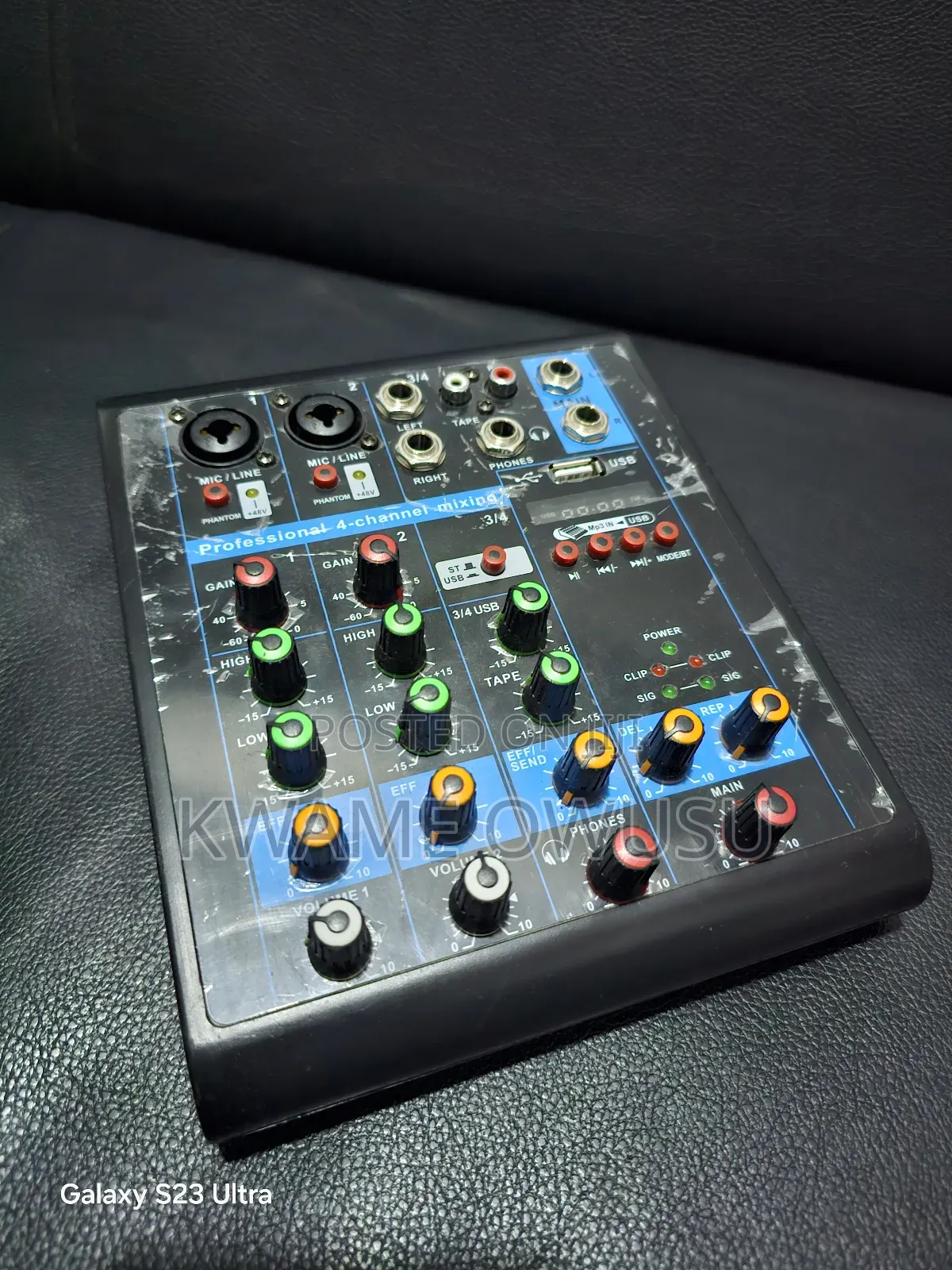 Professional 4 Channel Mixer