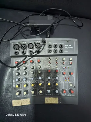 Folio Notepad Audio Mixer