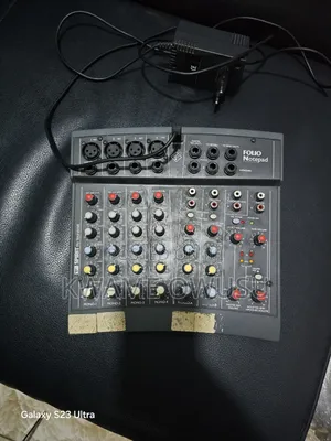 Folio Notepad Audio Mixer