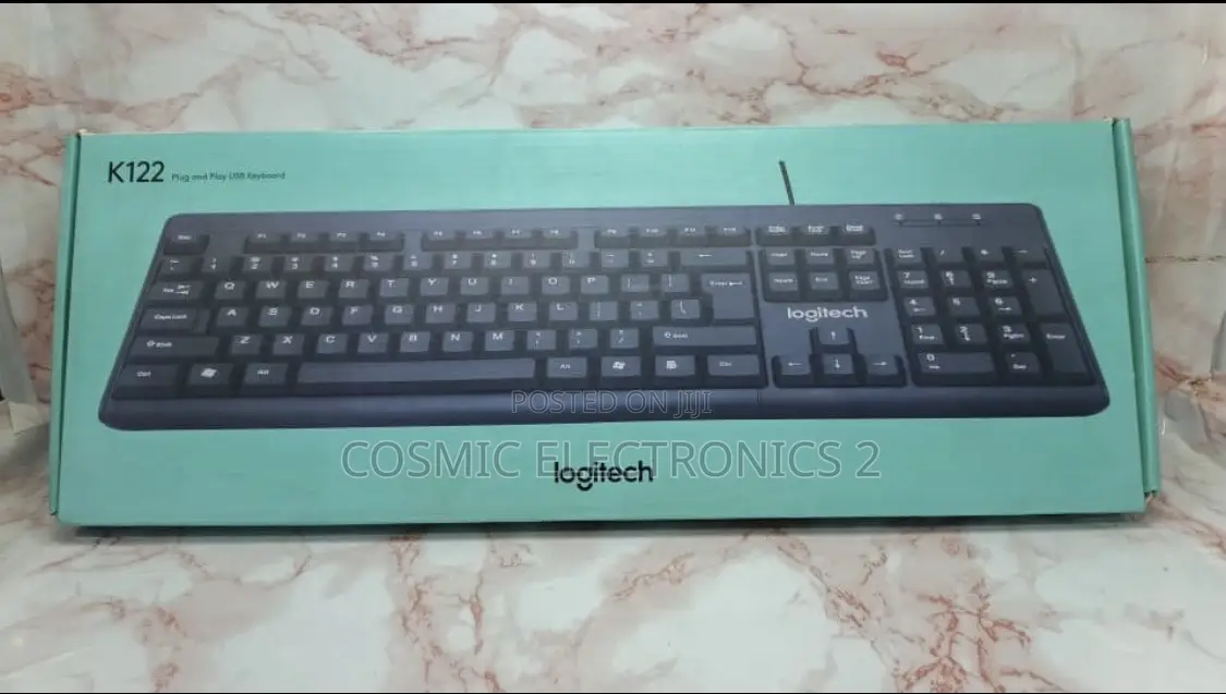Corded Logitech Keyboard. (Black)