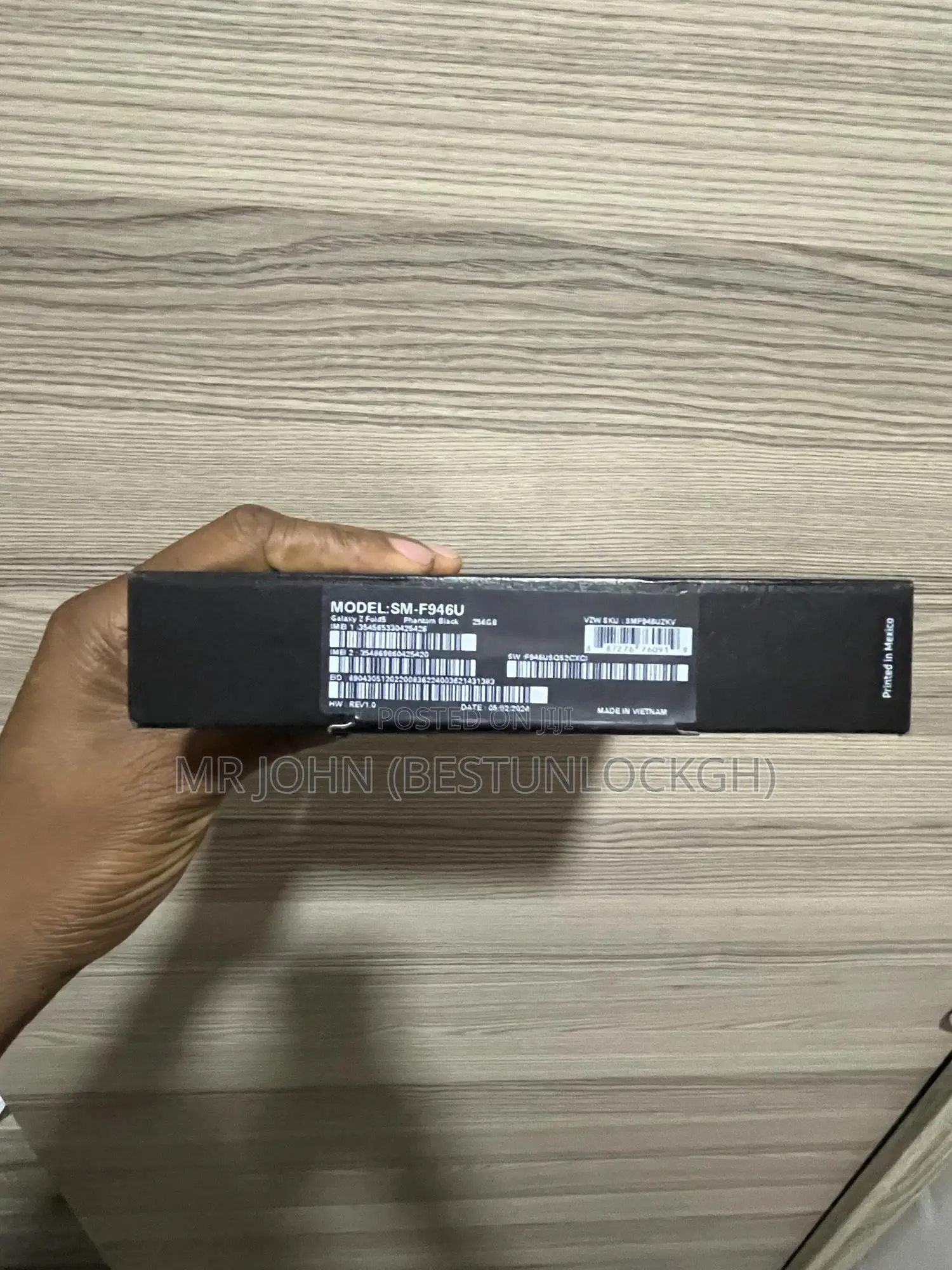 New Samsung Galaxy Z Fold 5 256 GB Black