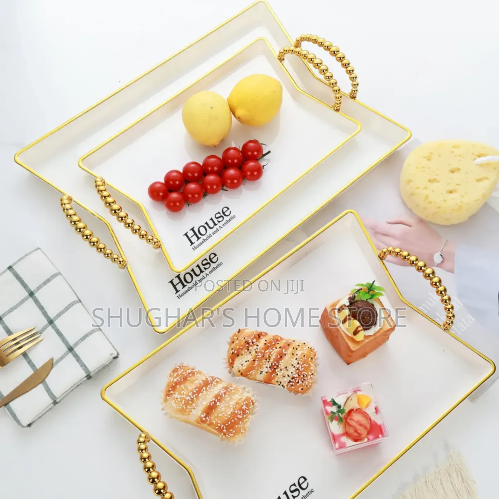 3set Serving Tray