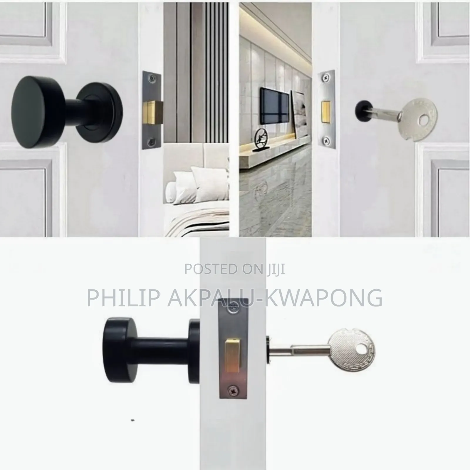 Modern Invisible Bathroom Lock