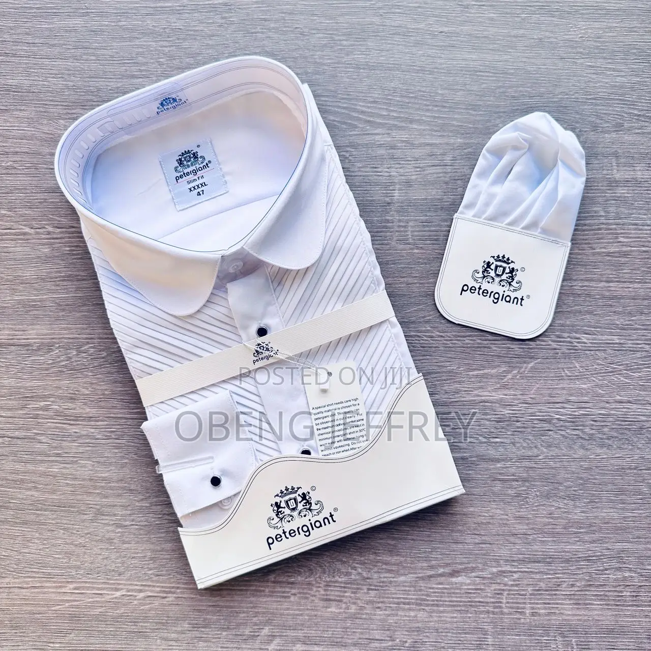 Quality Petergiant Men’S Dinner Shirts White