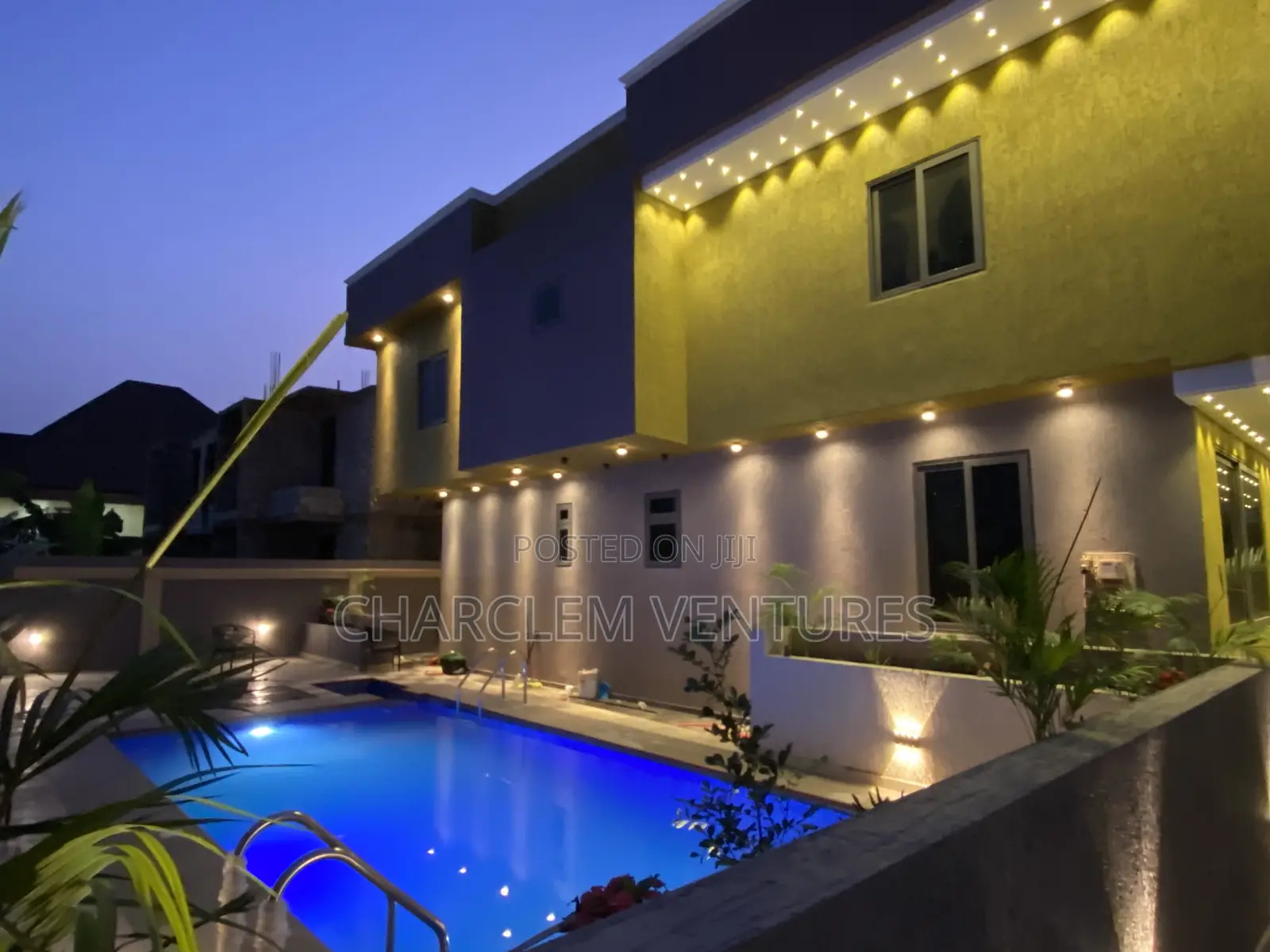 Furnished 4bdrm House in Charclem Ventures, Ashaley Botwe for sale