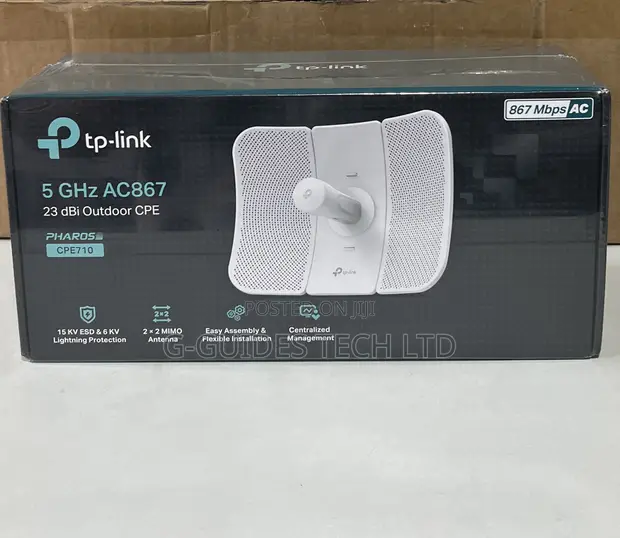 Tp-Link Cpe710 5ghz Ac 867mbps 23dbi Outdoor Access Point - G