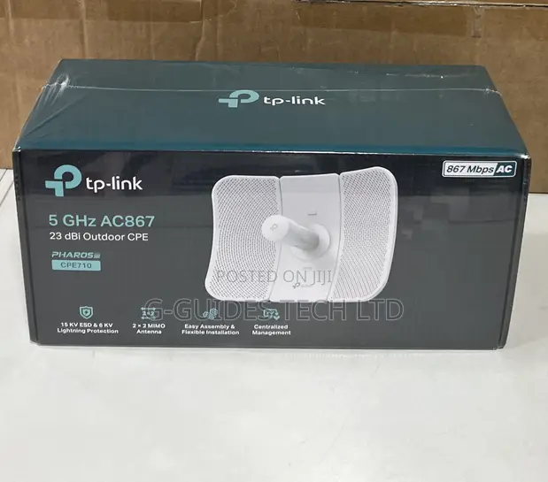 Tp-Link Cpe710 5ghz Ac 867mbps 23dbi Outdoor Access Point - G