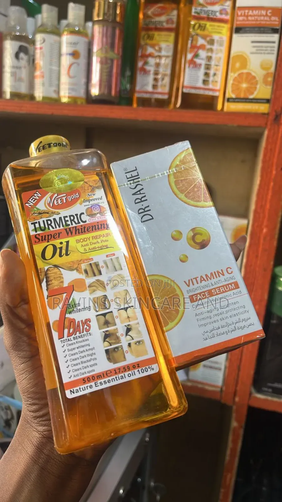 Facecream + Body Oil: Veetgold + Dr Rashel