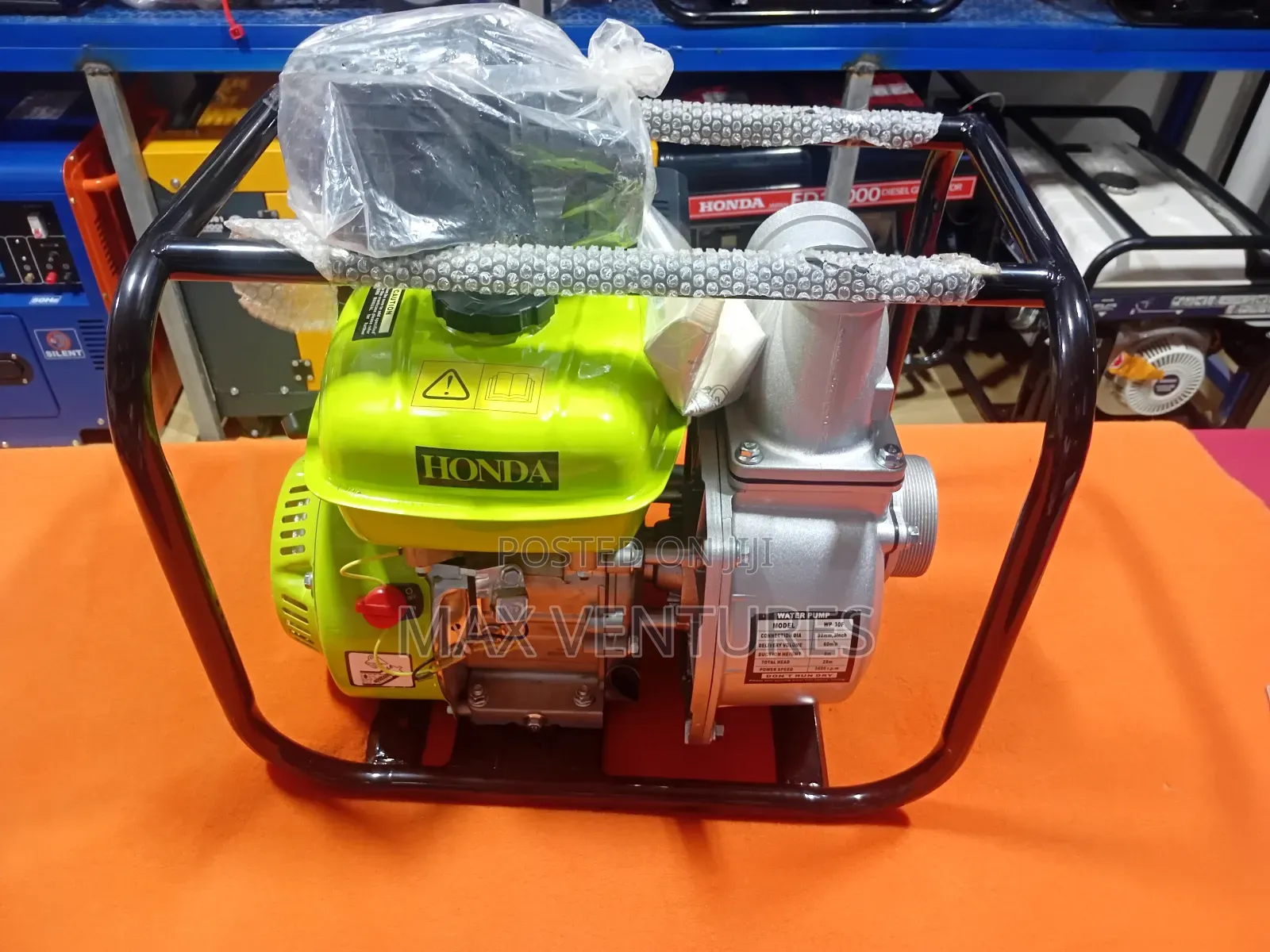 3inches Gasoline Water Pump Honda Fuel Efficient