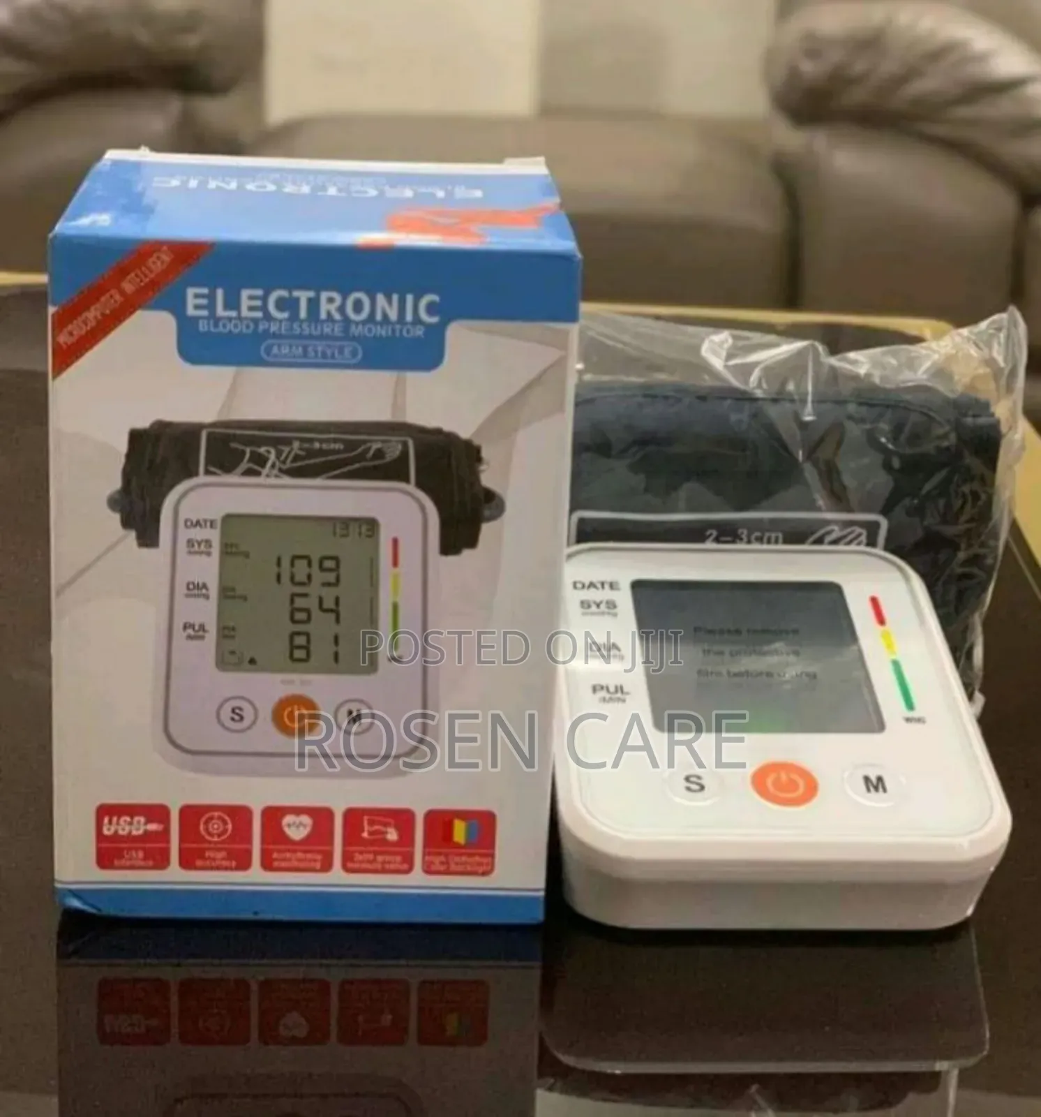 Voice Arm Blood Pressure Monitor Bp Machine Sphygmomanometer
