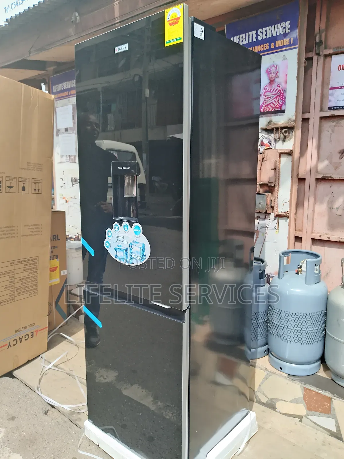 Mirror Black Fridge 309 Litres by Legacy
