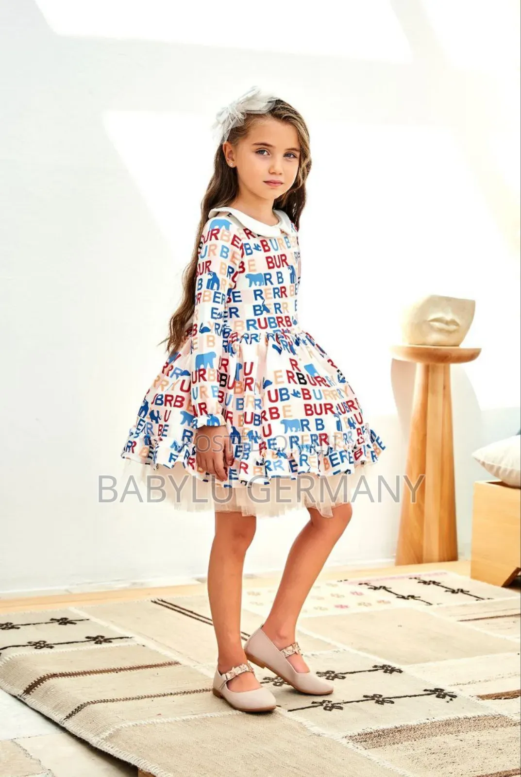 Long Sleeve Burberry Dress