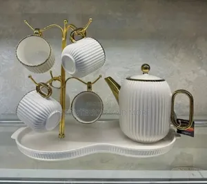 Tea Set (White Gold)