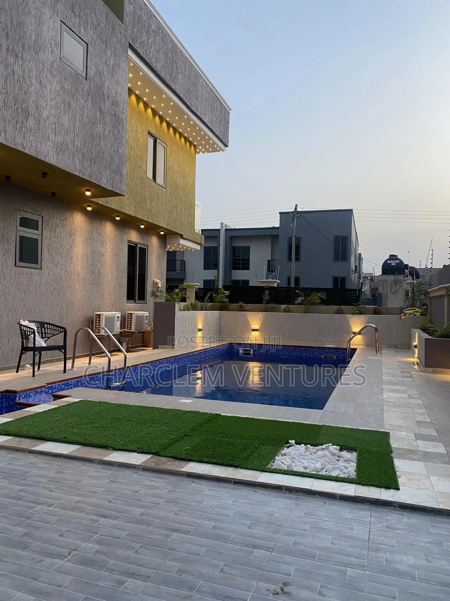 Furnished 4bdrm House in Charclem Ventures, Ashaley Botwe for sale
