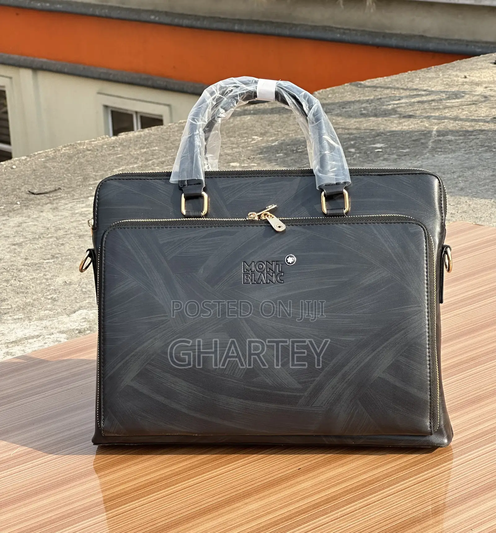 High Quality Waterproof Men’S Leather Laptop Bag/Hand Bag