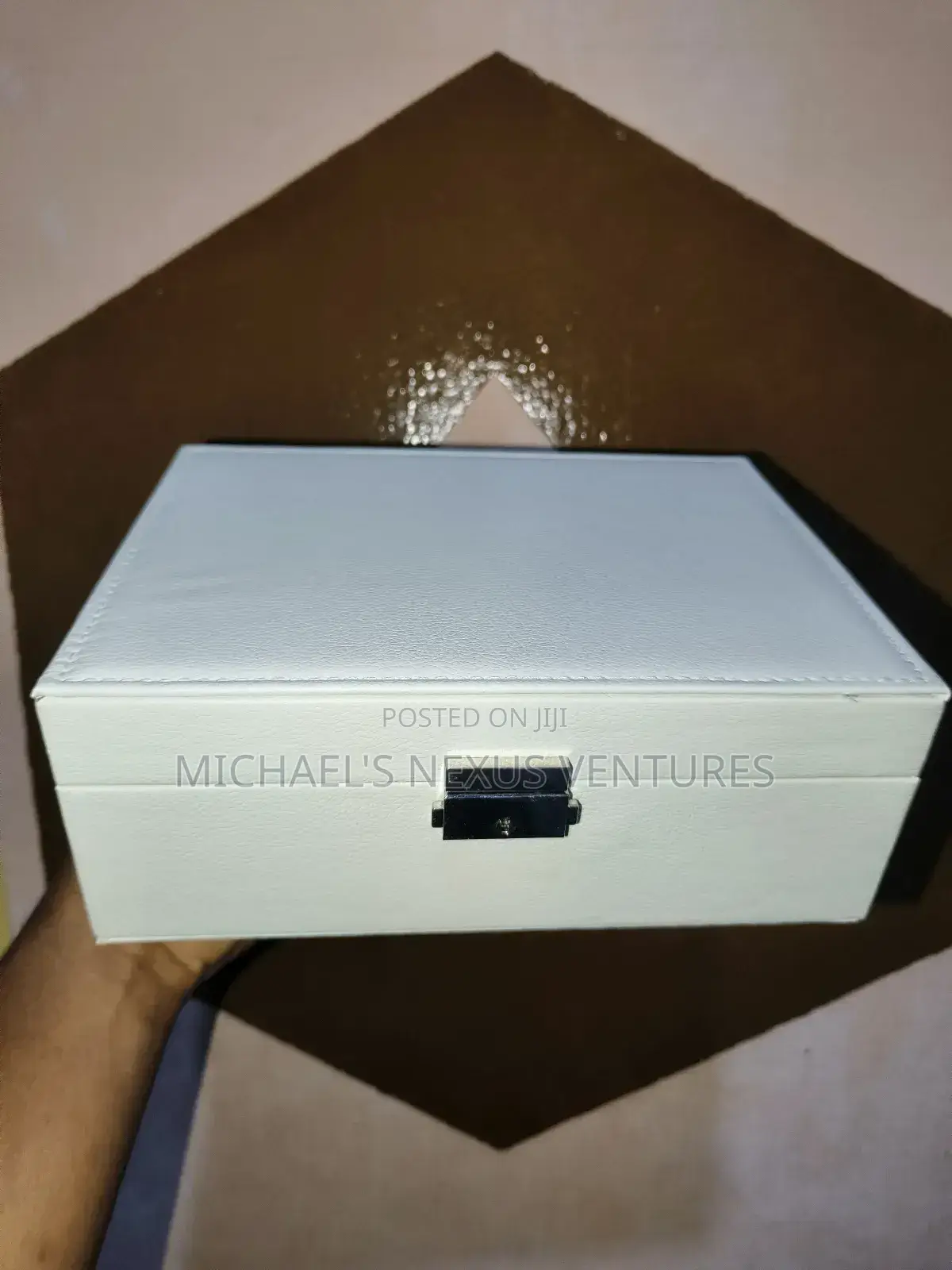 Jewelry Box With a Lock and a Key