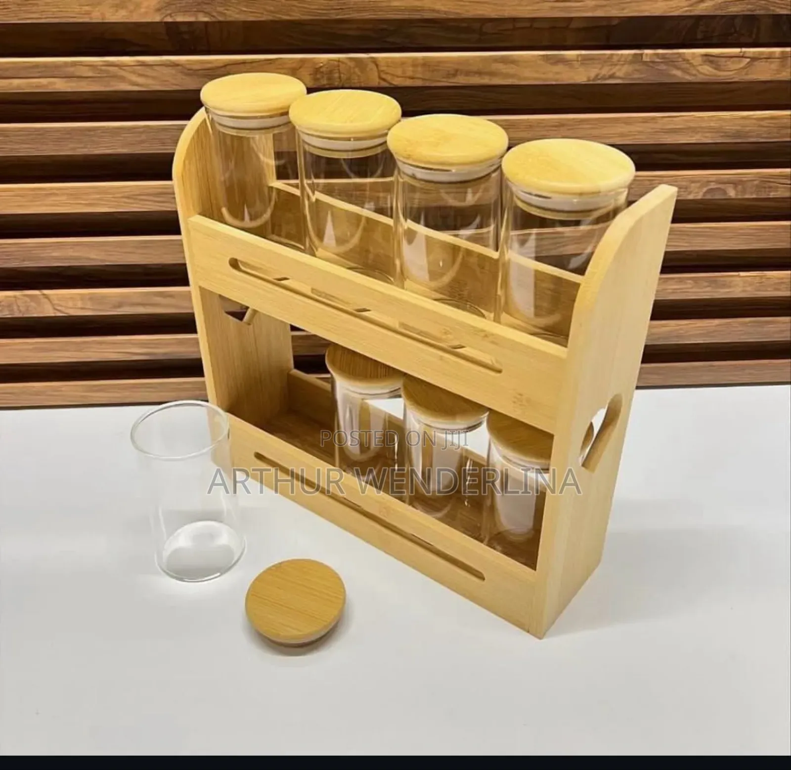 Wooden Spices Rack