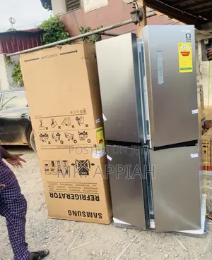 Authentic Samsung Side by Side 4 Door Fridge,Gray.