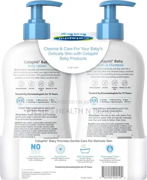 Cetaphil Baby Wash Shampoo Plus Body Lotion