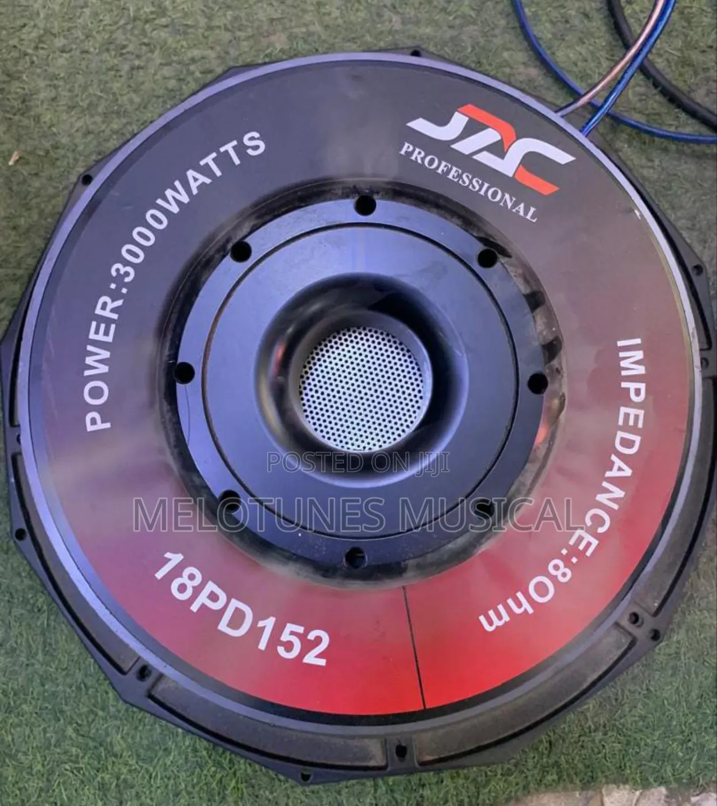 Jac Pair of 18inches Single Magnet Naked Speakers (3000watt)