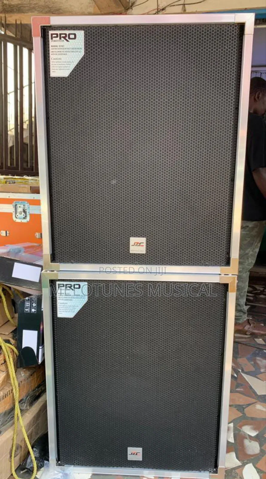 Jac Single Bass 18inches Pair of Speakers
