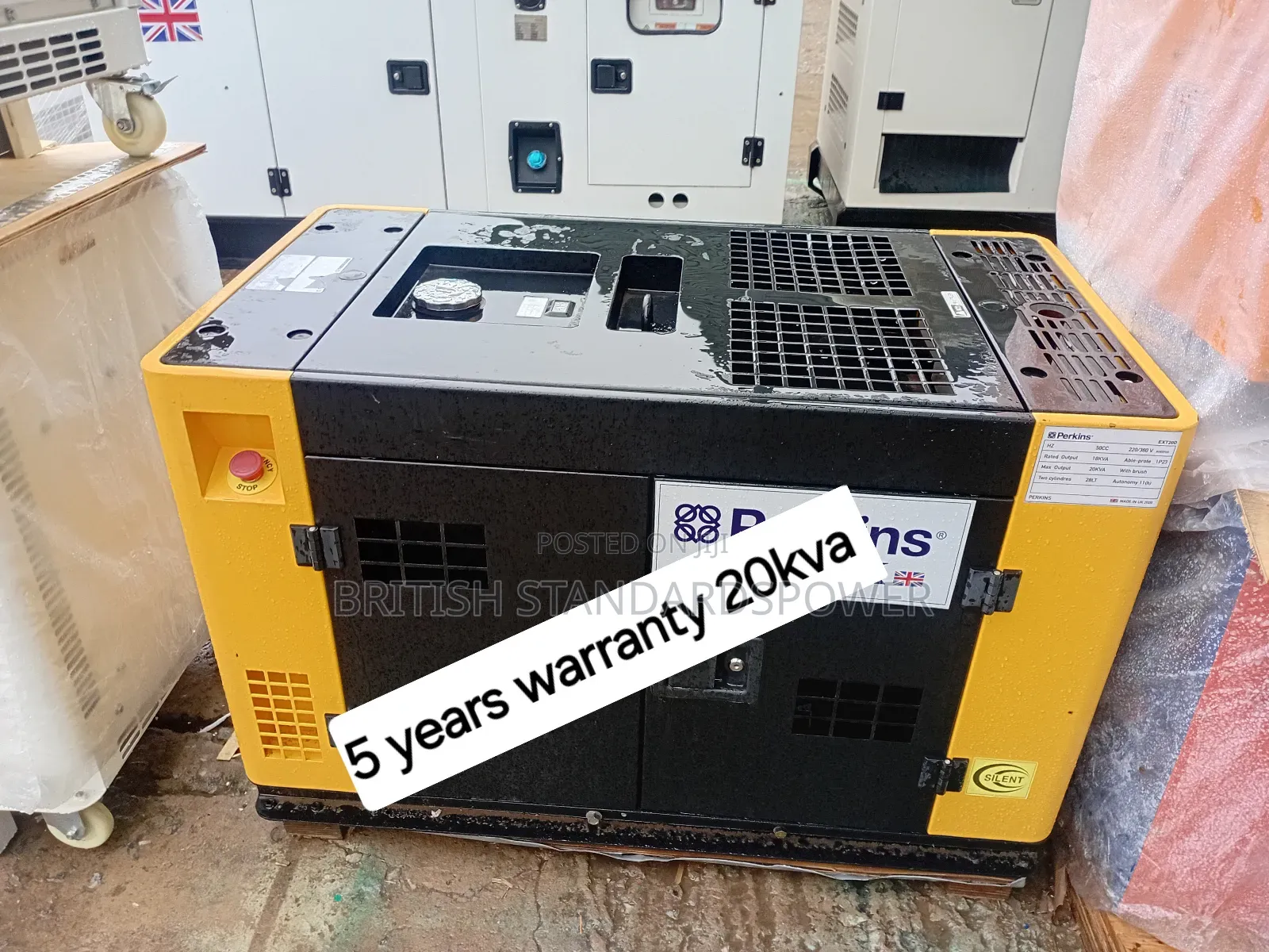 Fuel Efficient 20kva Silent Diesel Genset