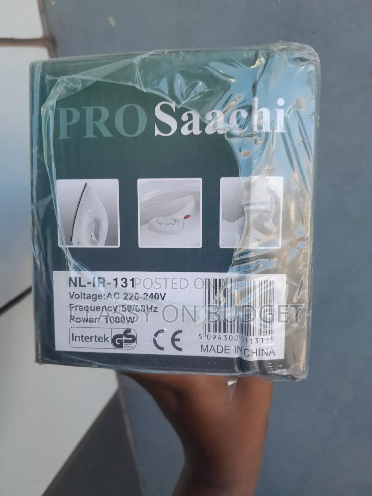 Iron- Dry Electric