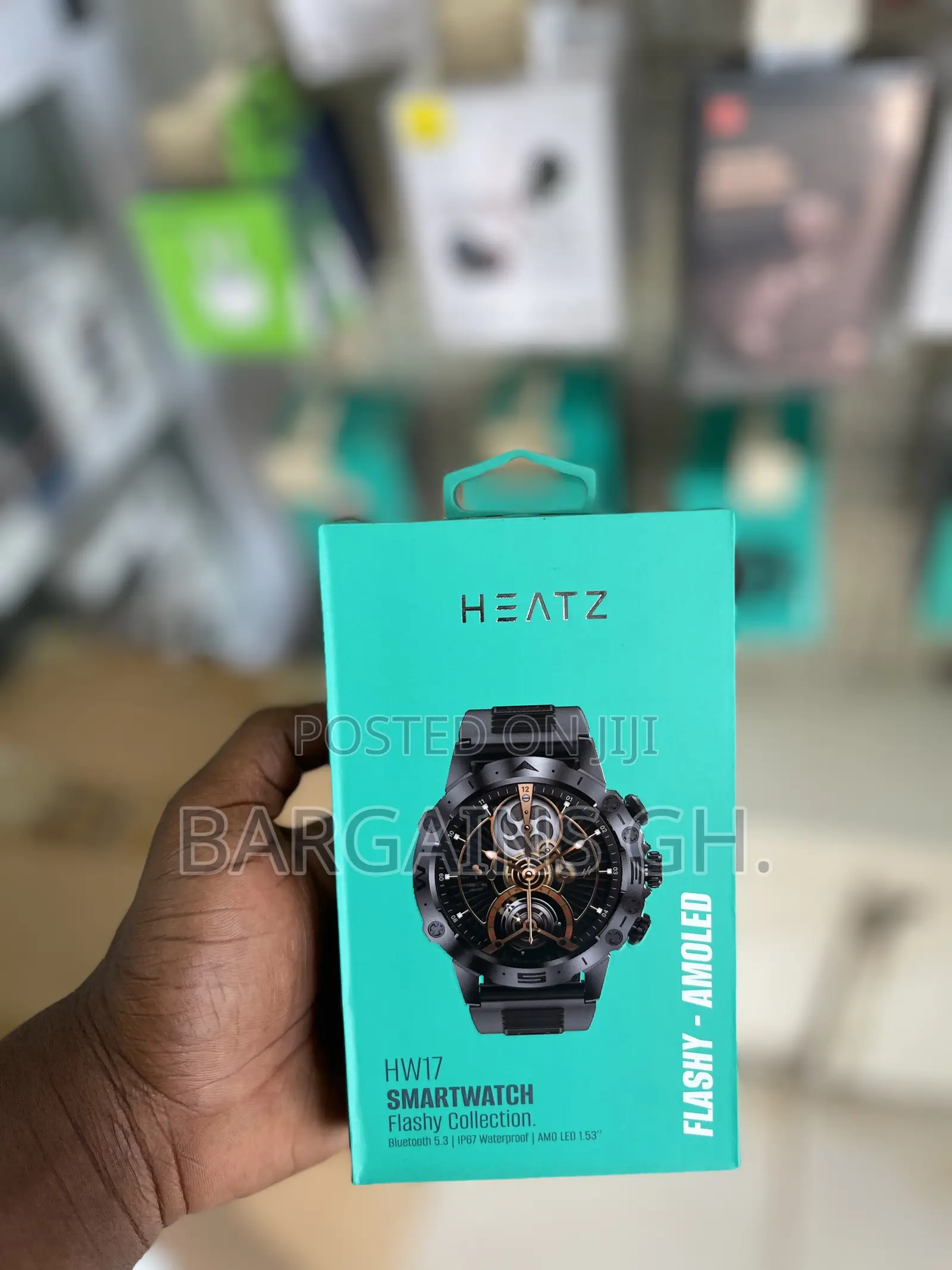 Heatz Hw17 Original Amoled Rugged Smart Watch