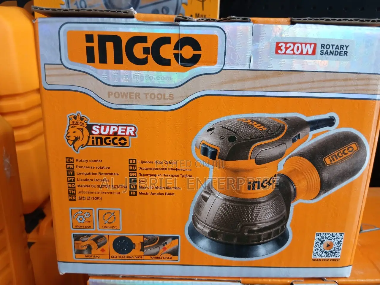 Ingco 320 Watts Rotary Sander