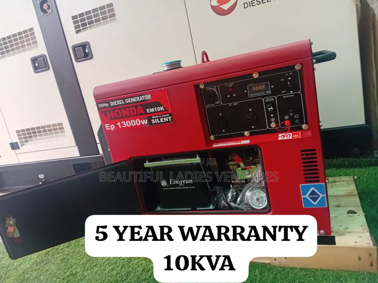 Streamlined 10kva 13000watts Honda Diesel Genset 10kva Uk
