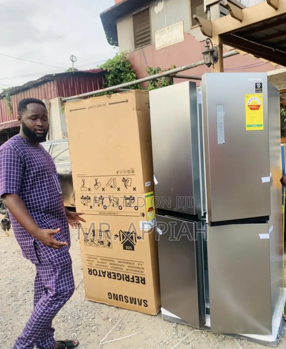 Fabulous Samsung Side by Side Electric Fridge(Gray).