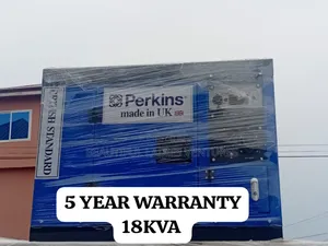 Streamlined 18kva 150000watts Perkins Diesel Genset 18kva Uk