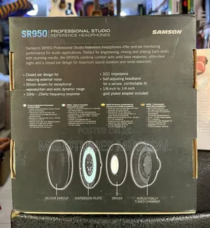 Samson Sr950 Professional Studio Reference Headphones