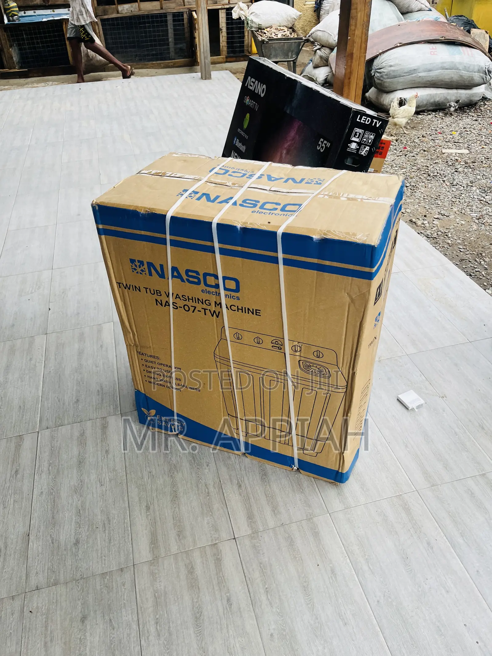 Premium Nasco 7kg Top Load Semi-Auto Washing Machine.