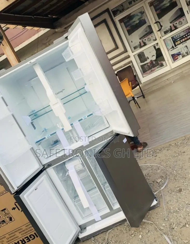 Reliable and Fast Sidebyside Samsung Grey Fridge