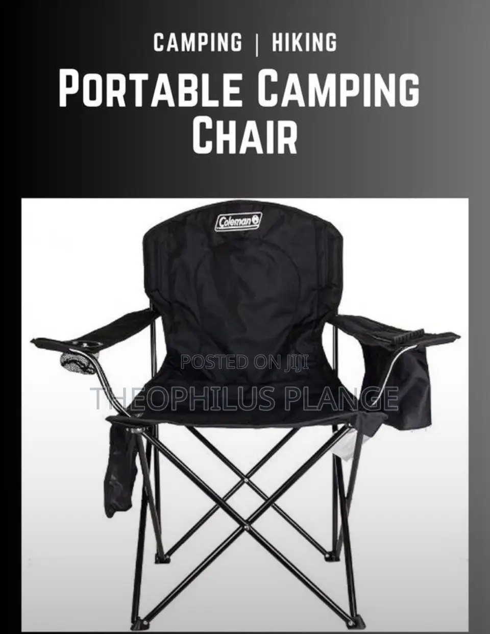 Portable Camping Chair . Multipurpose Foldable Chair