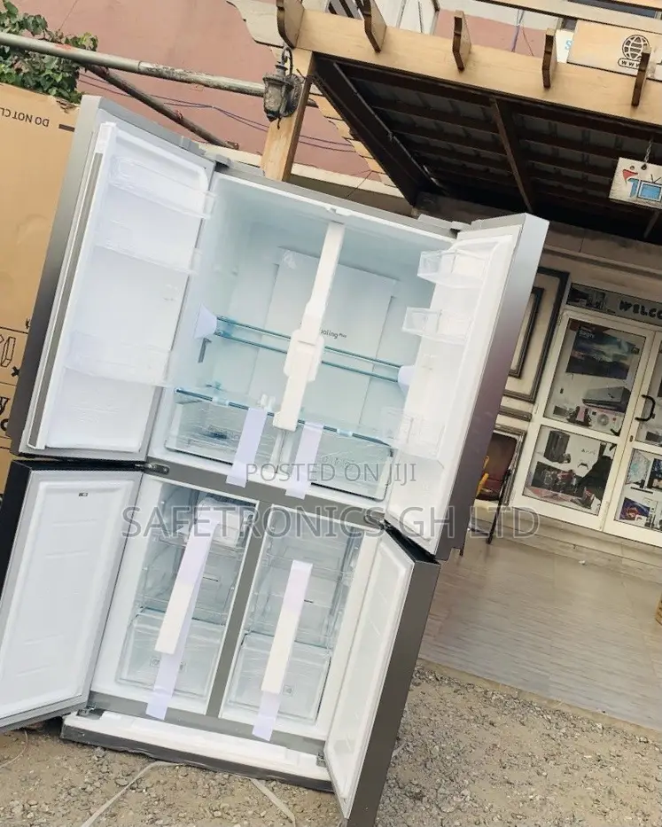 Fast Defrost Sidebyside 4 Doors Samsung Grey Fridge